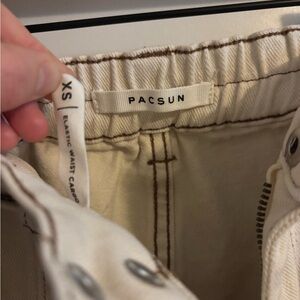 PacSun Men's Tan Cargo Pants